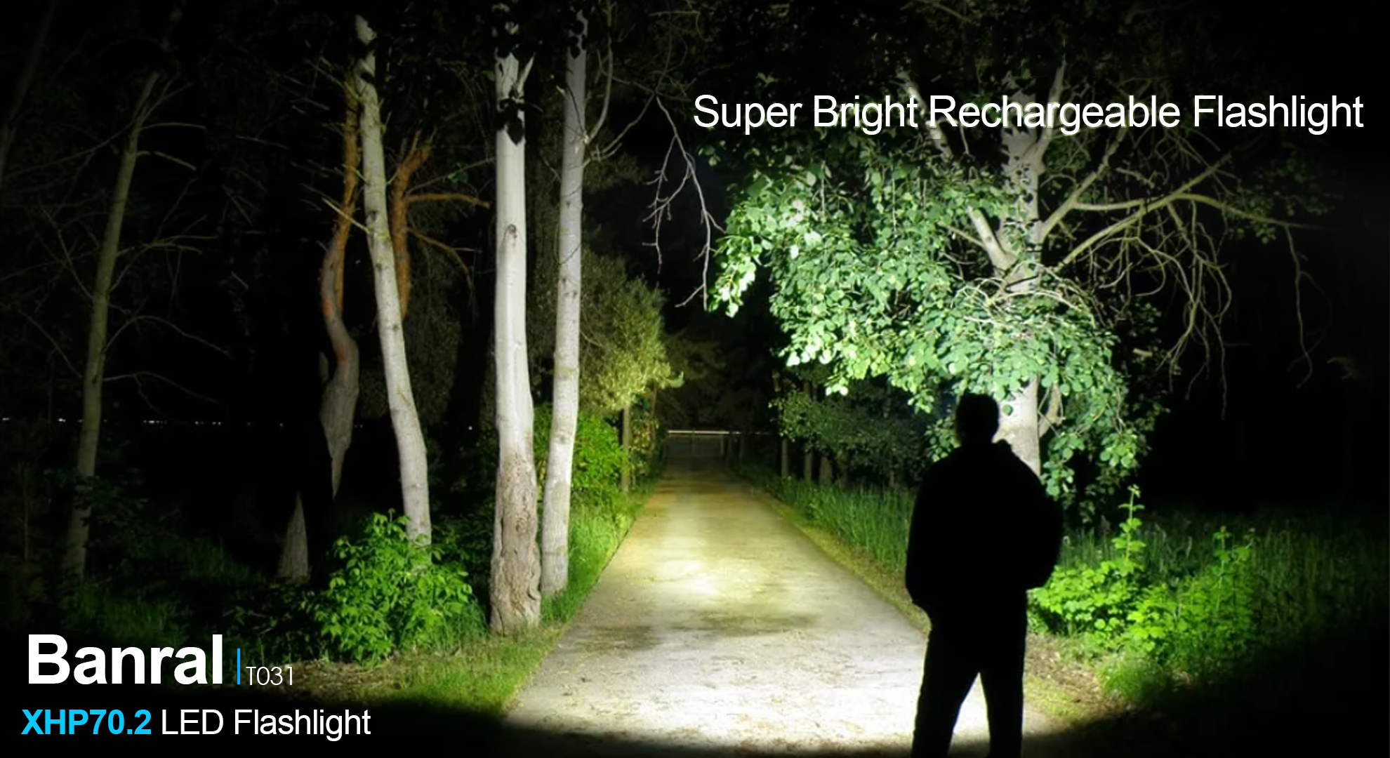 Banral Flashlights High Lumens Rechargeable (Battery Included